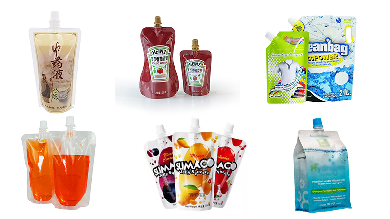 Double Head Stand-up Bag Automatic Liquid Filling Machine for Juice 2
