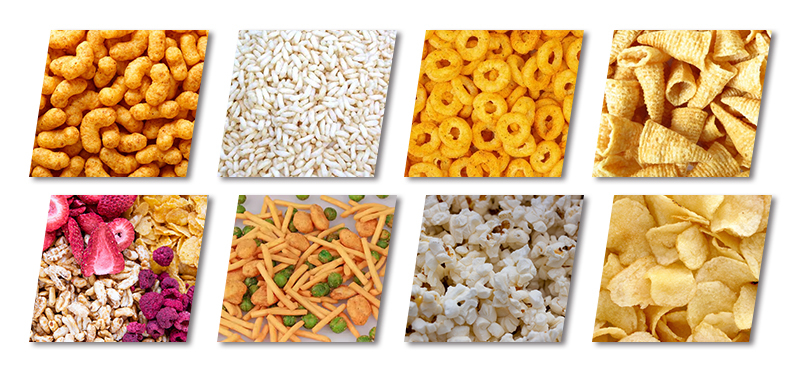 Vertical Commerical Pouch Popcorn Packaging Machine for Puffed Food 2 application of popcorn packing machine