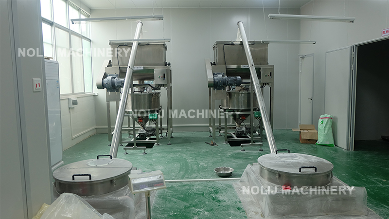 mixer of flour packaging machine