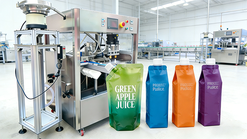 nolij juice pouch filling machine