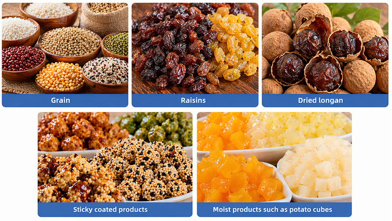 Grain Packaging Machine | Low Height Vertical Packing Machine with Ground-Level Multihead Weigher 2 grain and sticky product packaging machine raisins potato cubes