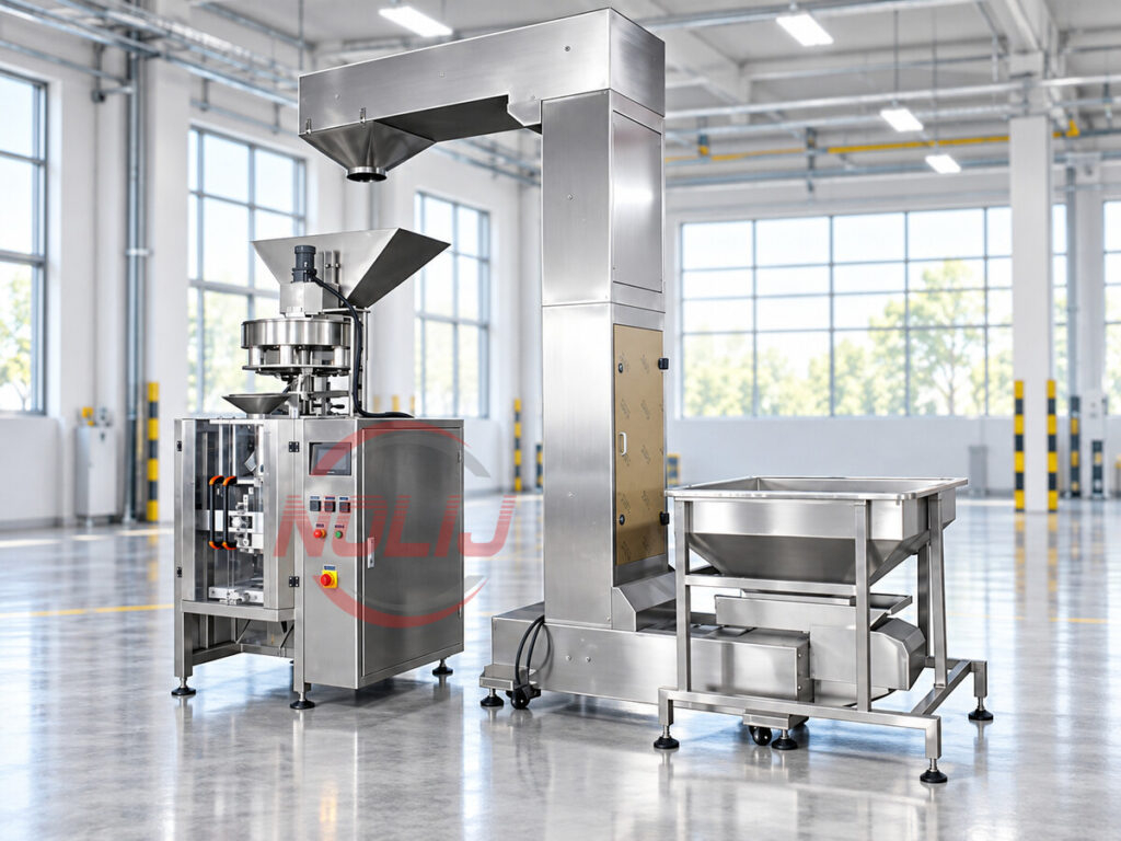 Volumetric cup measuring and packaging machine from China