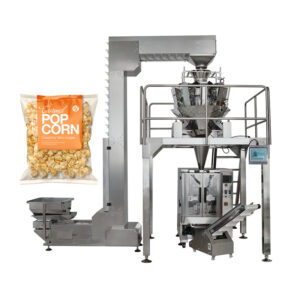 Vertical Commerical Pouch Popcorn Packaging Machine for Puffed Food