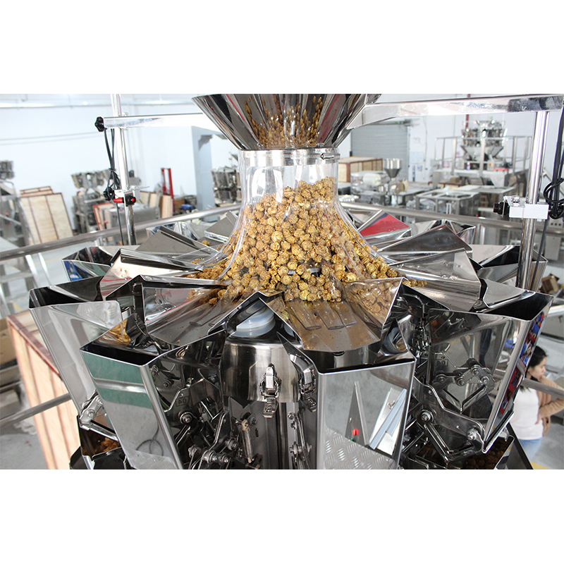 Vertical Commerical Pouch Popcorn Packaging Machine for Puffed Food